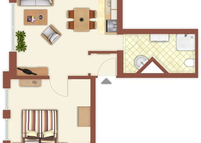 Seepferdchen Warnemuende アパート *